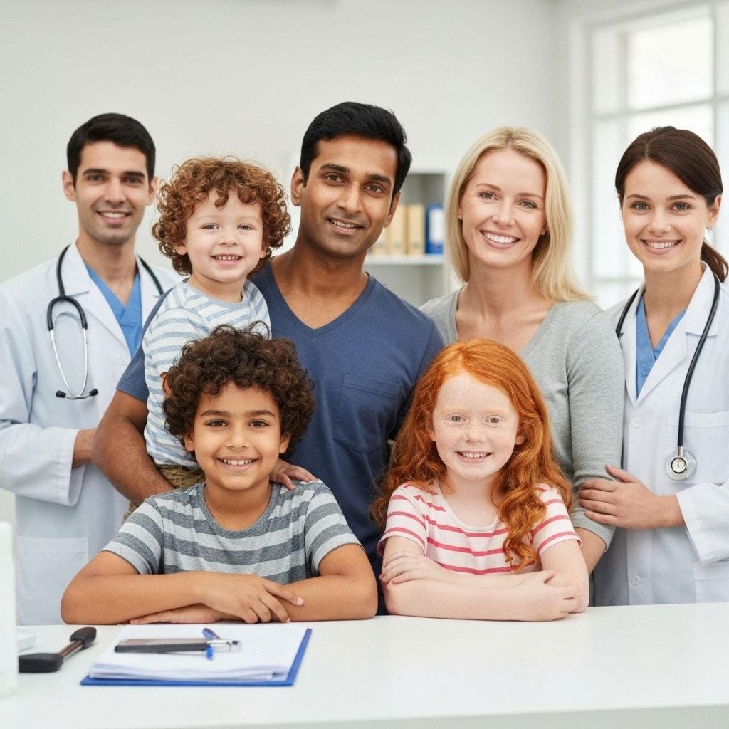 Family protected by health insurance